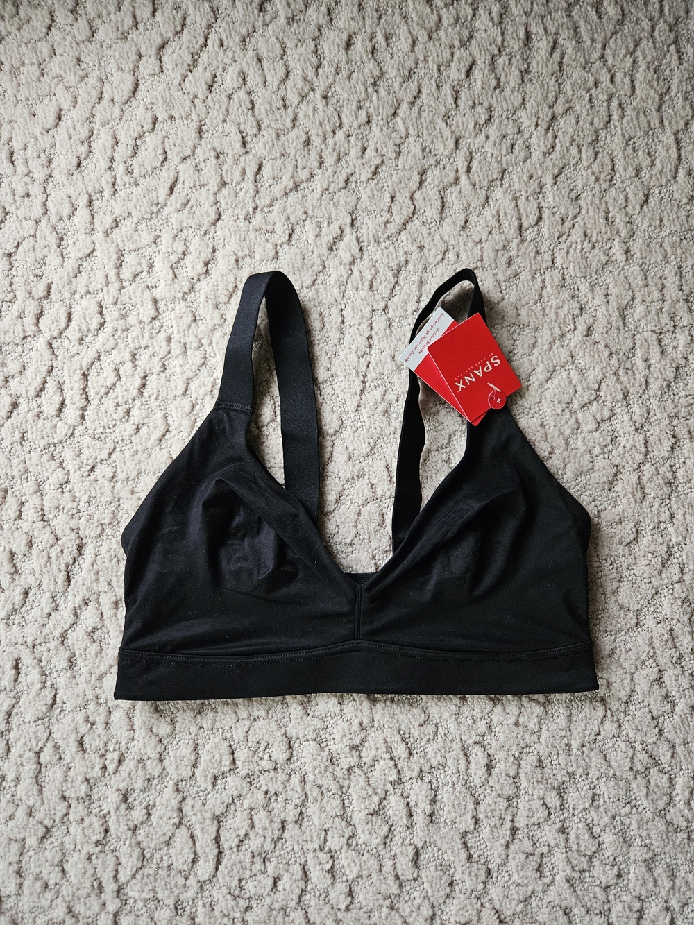 SPANX Black Wireless Soft Bralette